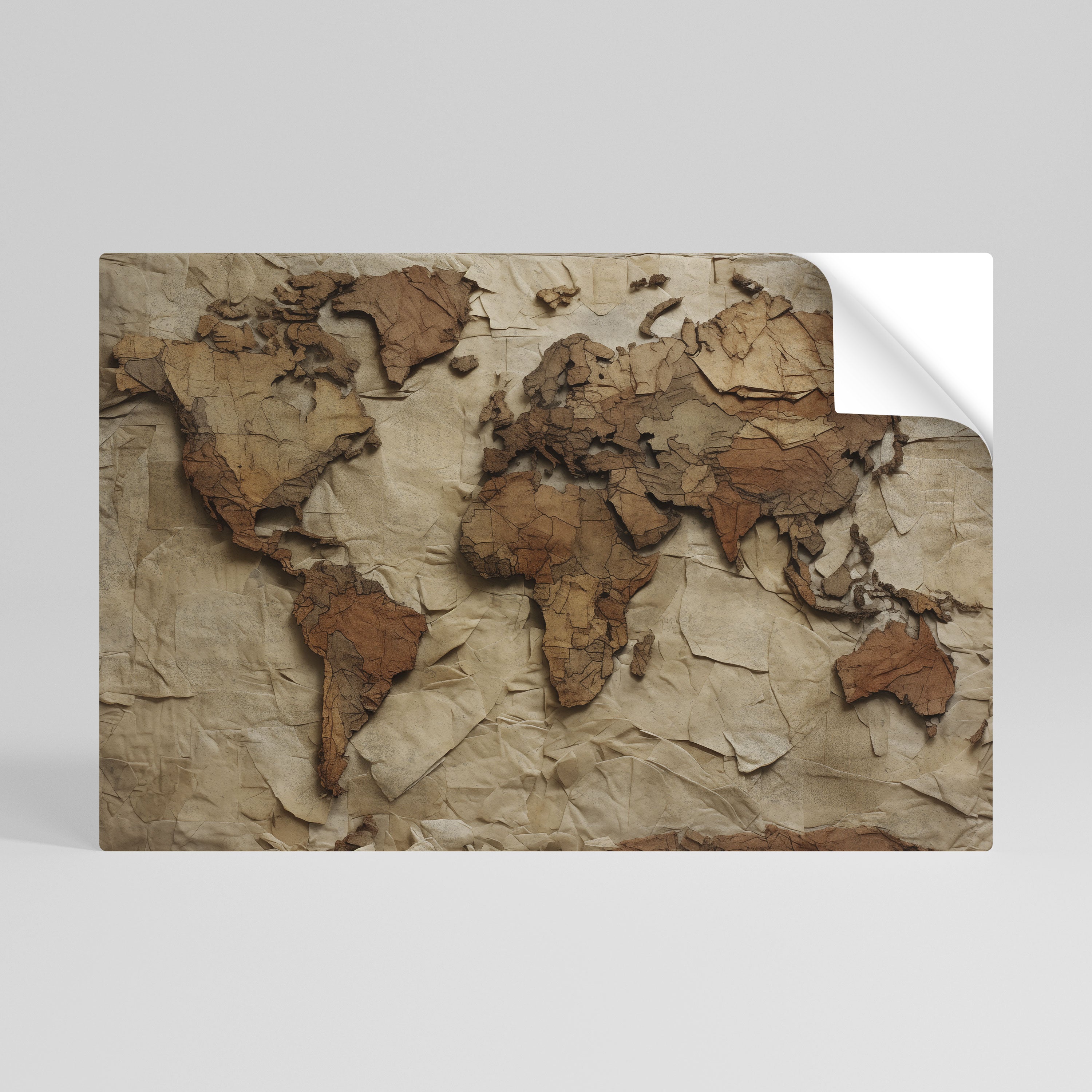 PAPERY PLANET LANDSCAPE Póster Autocolante Horizontal