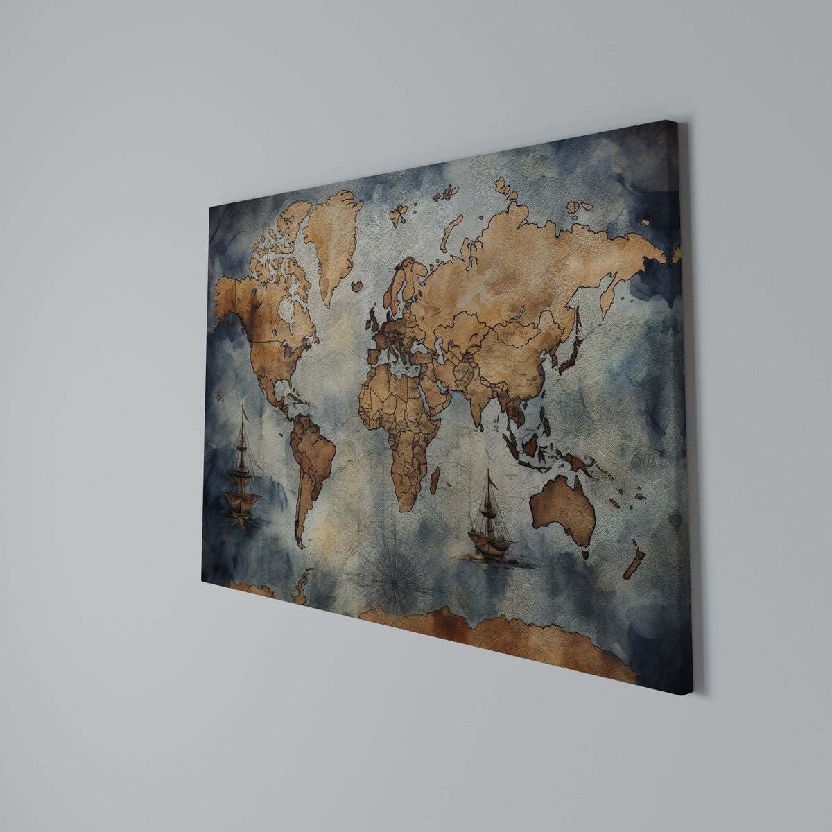 WAVES OF DISCOVERY Horizontal Canvas Print