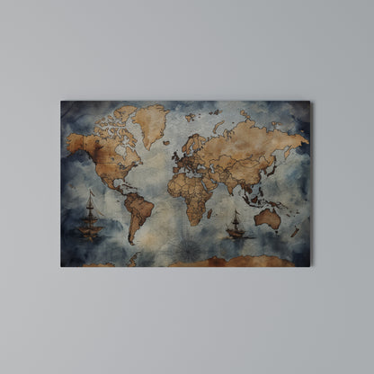 WAVES OF DISCOVERY Horizontal Canvas Print