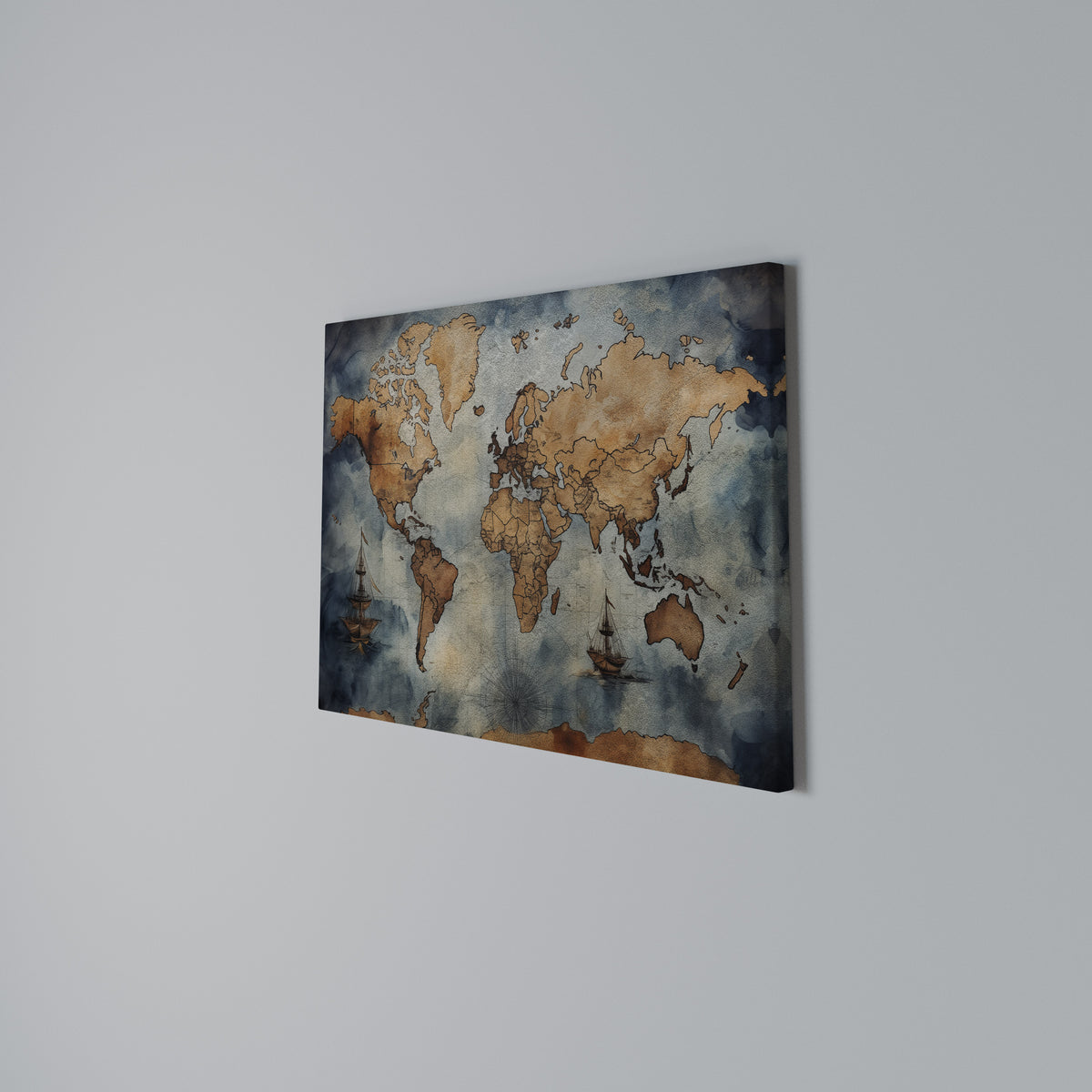 WAVES OF DISCOVERY Horizontal Canvas Print