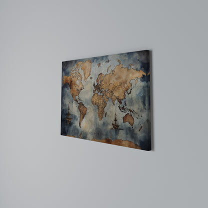 WAVES OF DISCOVERY Horizontal Canvas Print