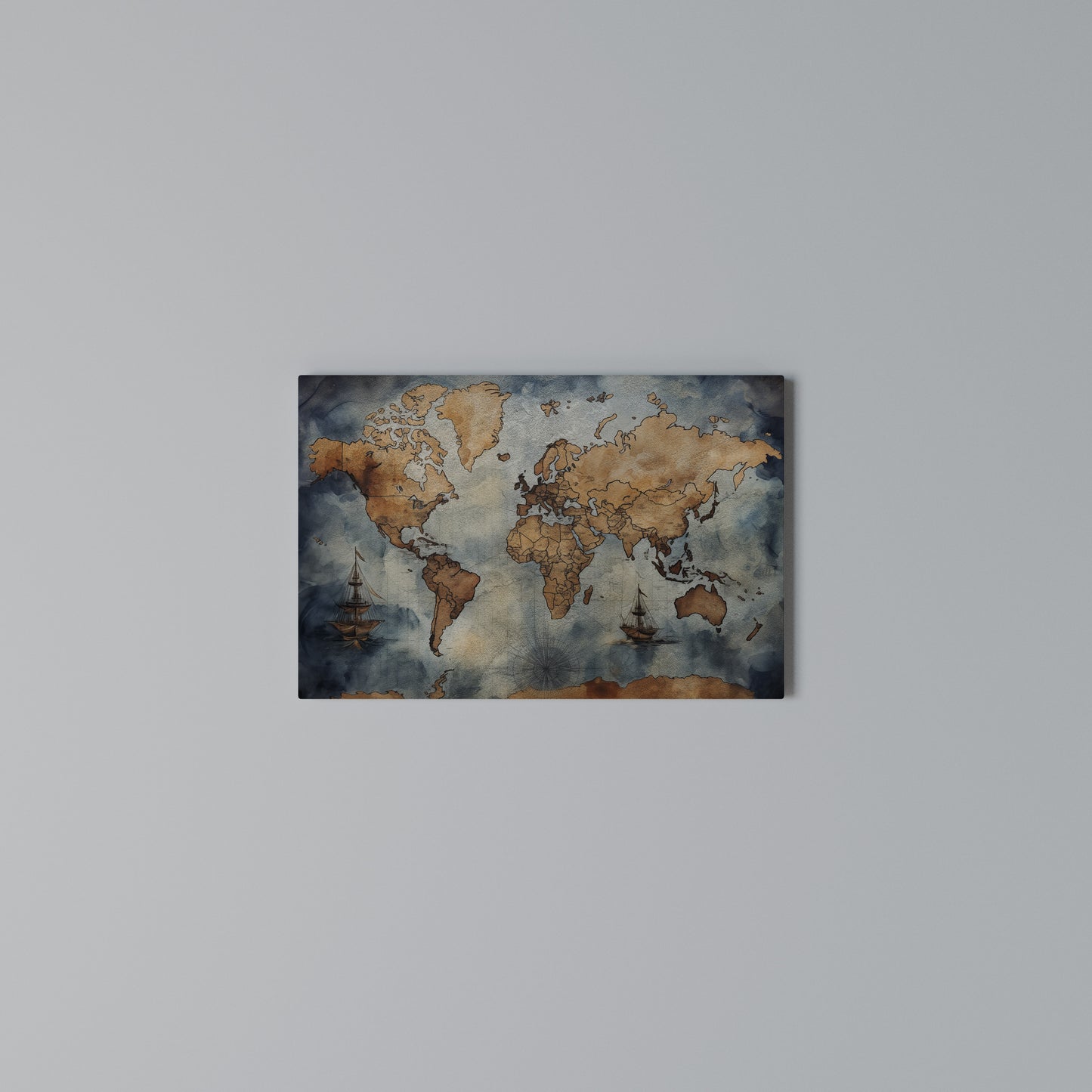 WAVES OF DISCOVERY Horizontal Canvas Print