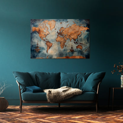 WAVES OF DISCOVERY Horizontal Canvas Print