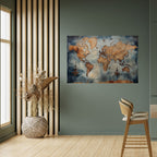 WAVES OF DISCOVERY Peel and Stick Horizontal Poster