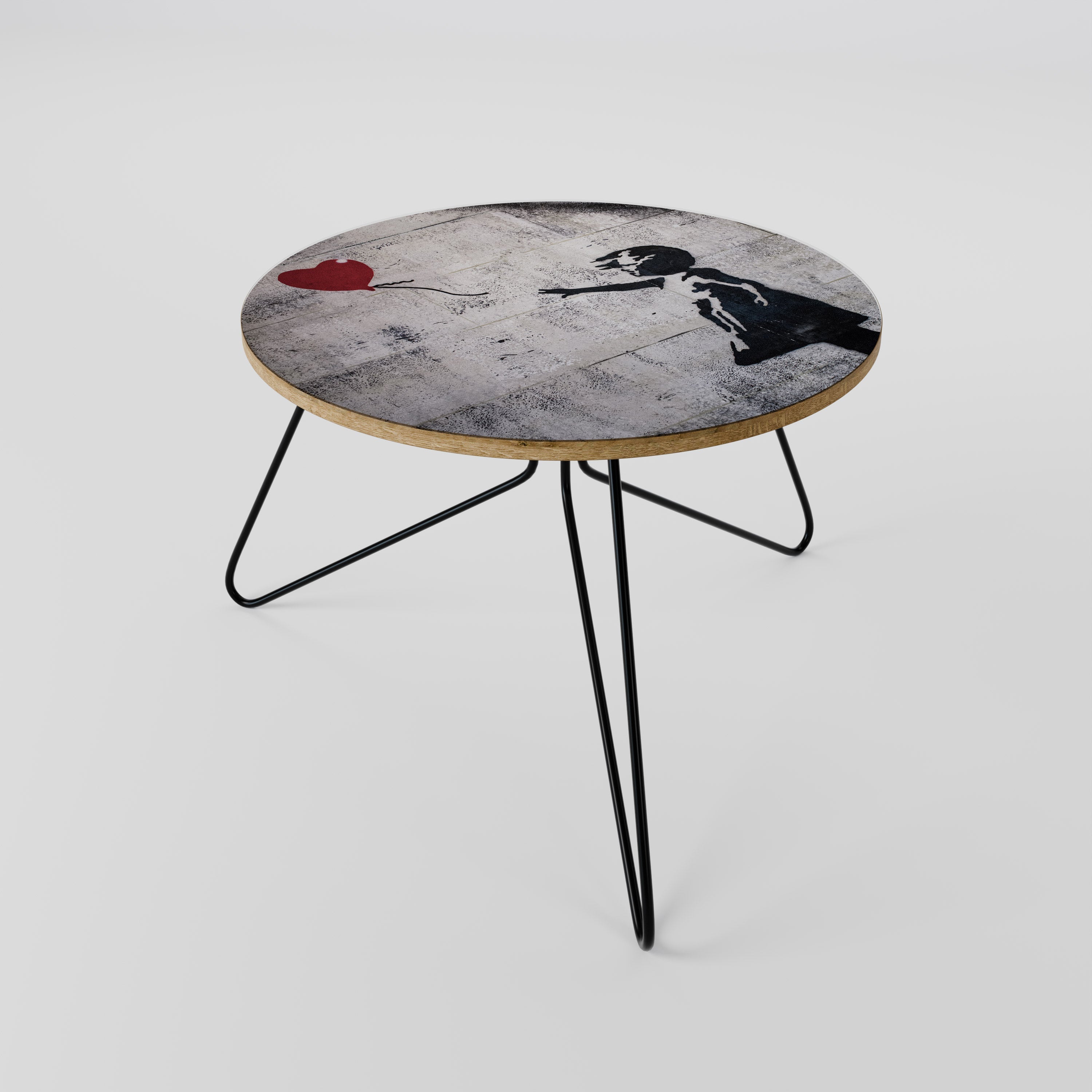 BALLON GIRL (BANKSY) Mesa de Centro 60