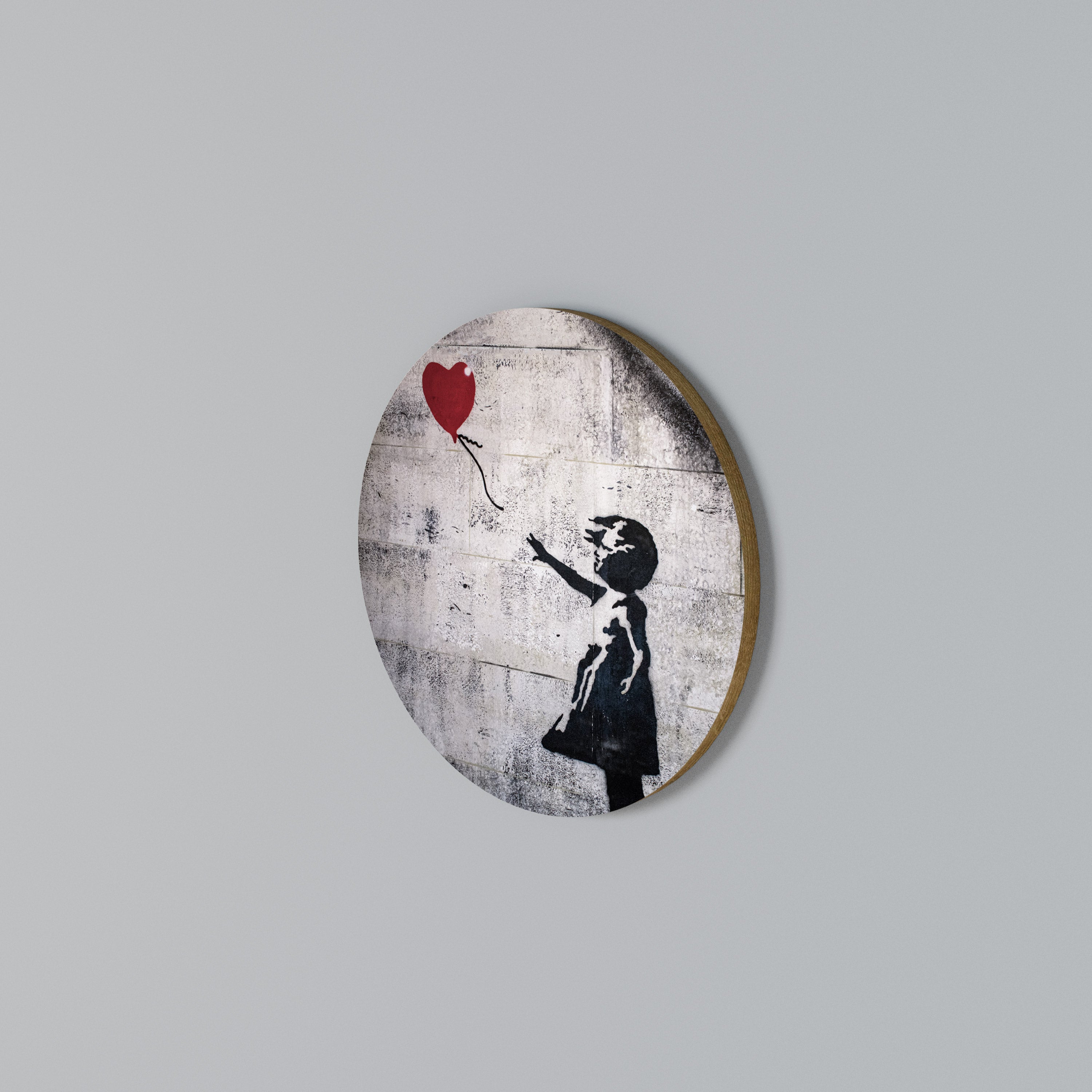 BALLON GIRL (BANKSY) Arte de Parede Redonda