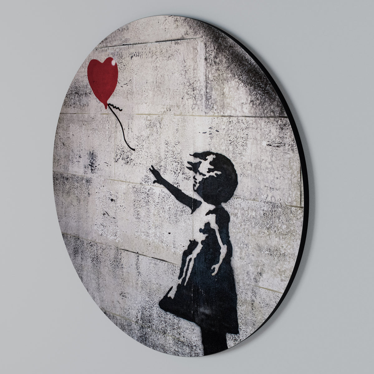 BALLON GIRL (BANKSY) Arte de Parede Redonda