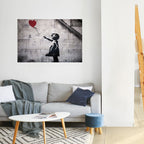 BALLON GIRL (BANKSY) Peel and Stick Horizontal Poster