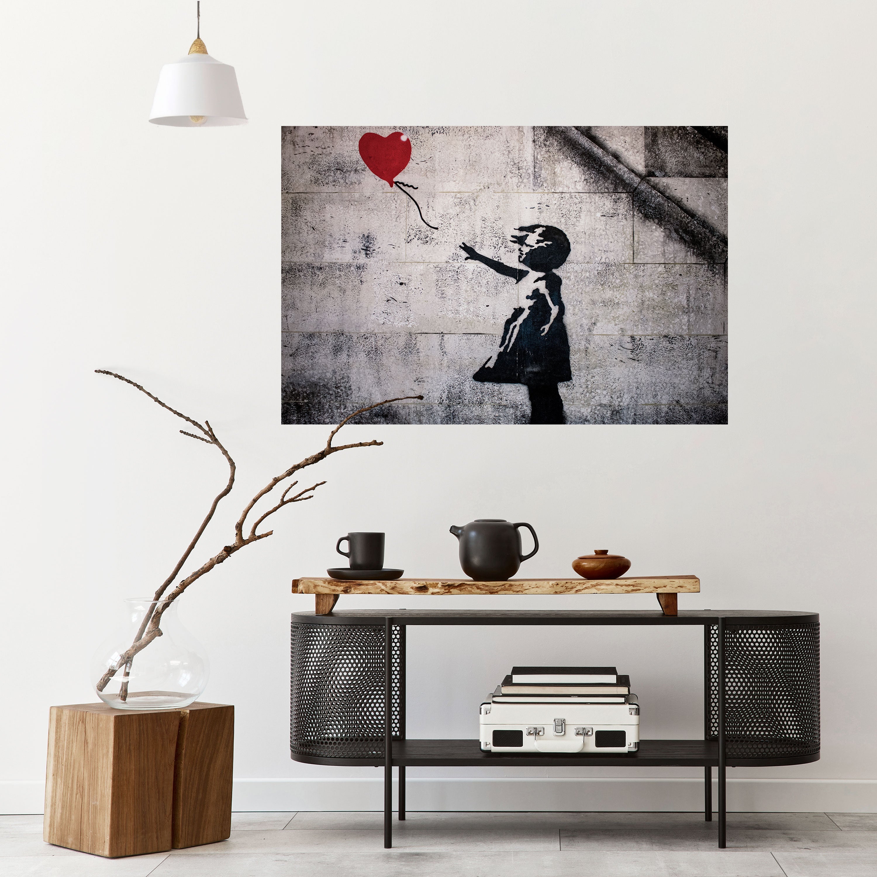 BALLON GIRL (BANKSY) Peel and Stick Horizontal Poster