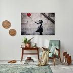 BALLON GIRL (BANKSY) Peel and Stick Horizontal Poster