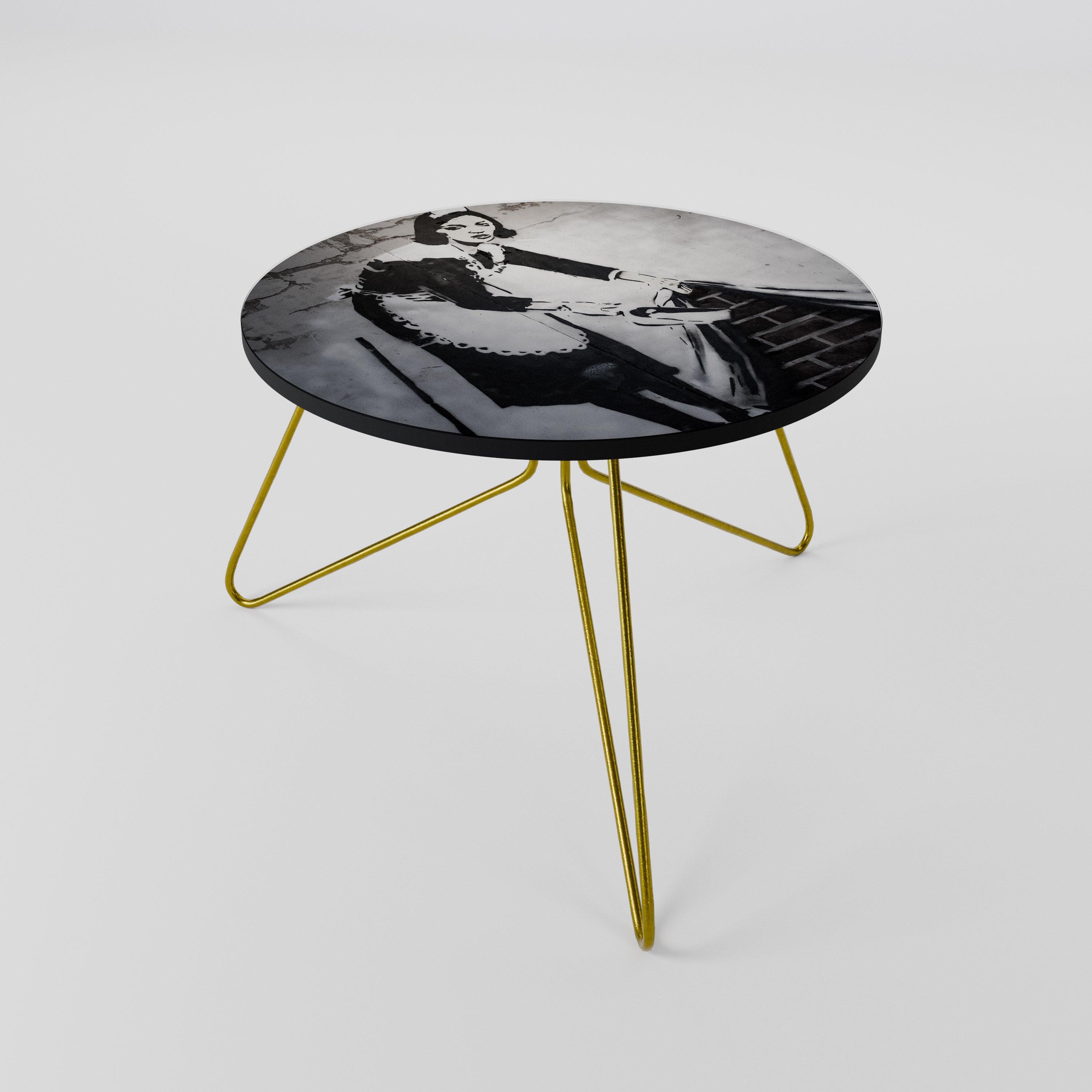 SWEEPING UNDER (BANKSY) Mesa de Centro 60