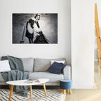 SWEEPING UNDER (BANKSY) Peel and Stick Horizontal Poster