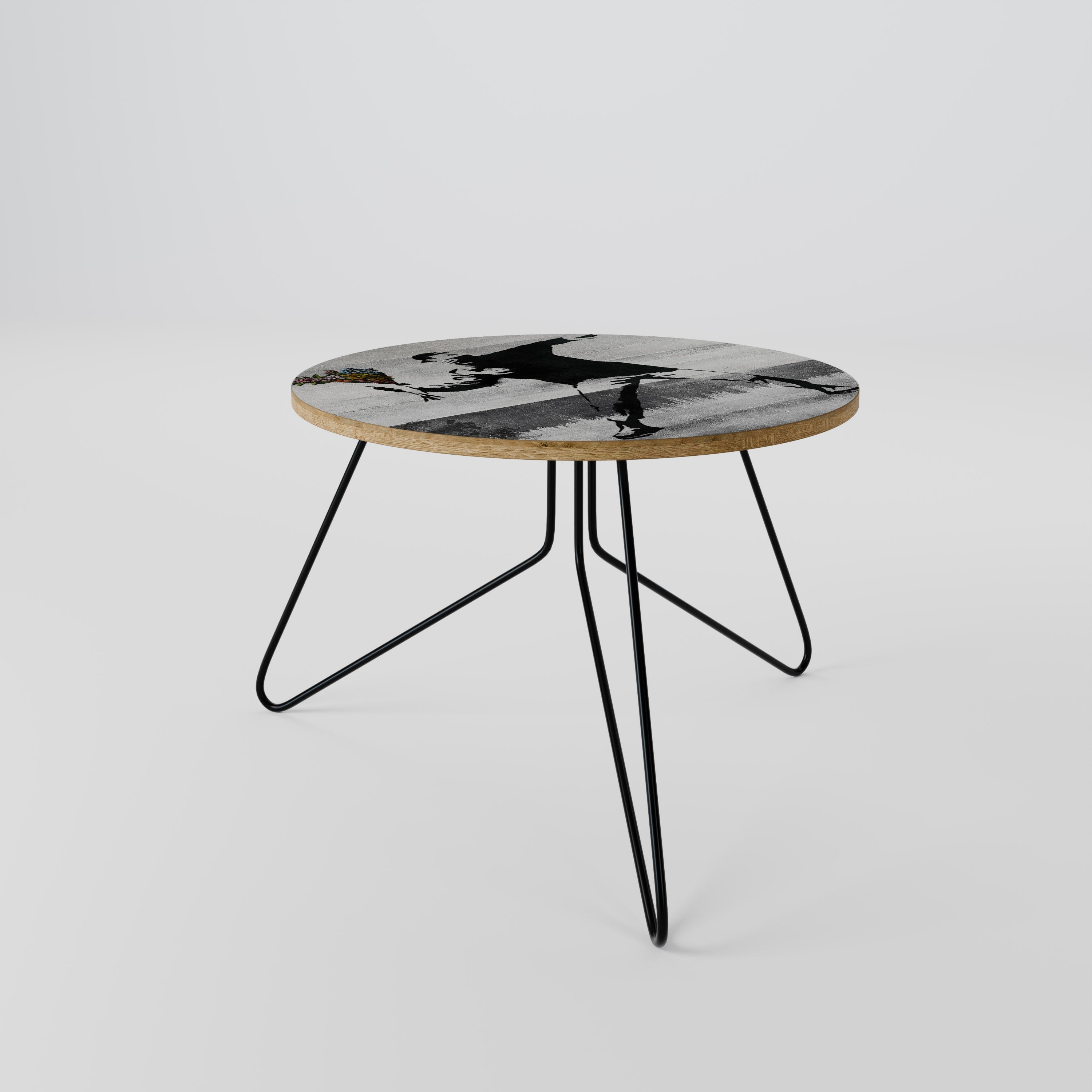 FLOWER BOMBER (BANKSY) Mesa de Centro 60