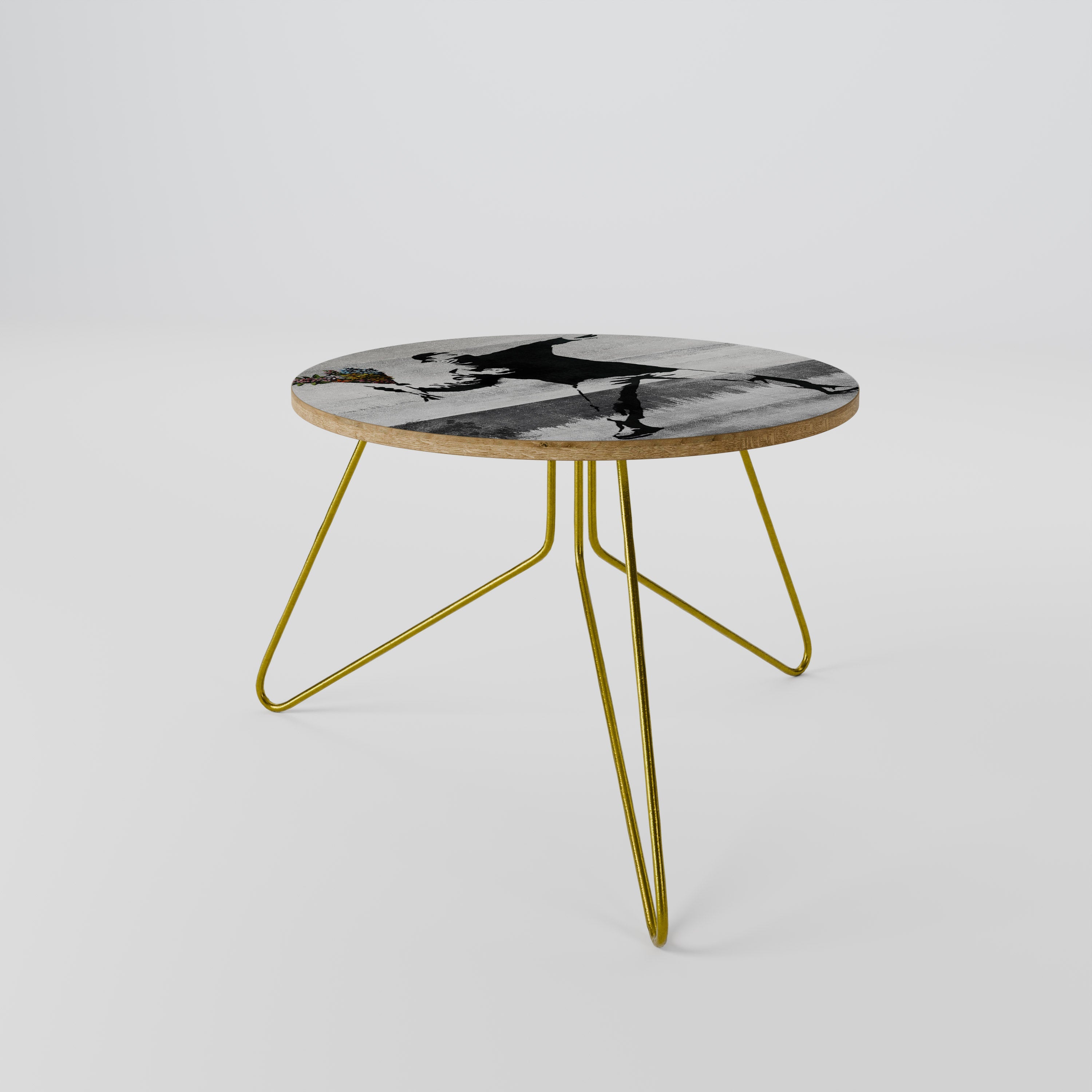 FLOWER BOMBER (BANKSY) Mesa de Centro 60