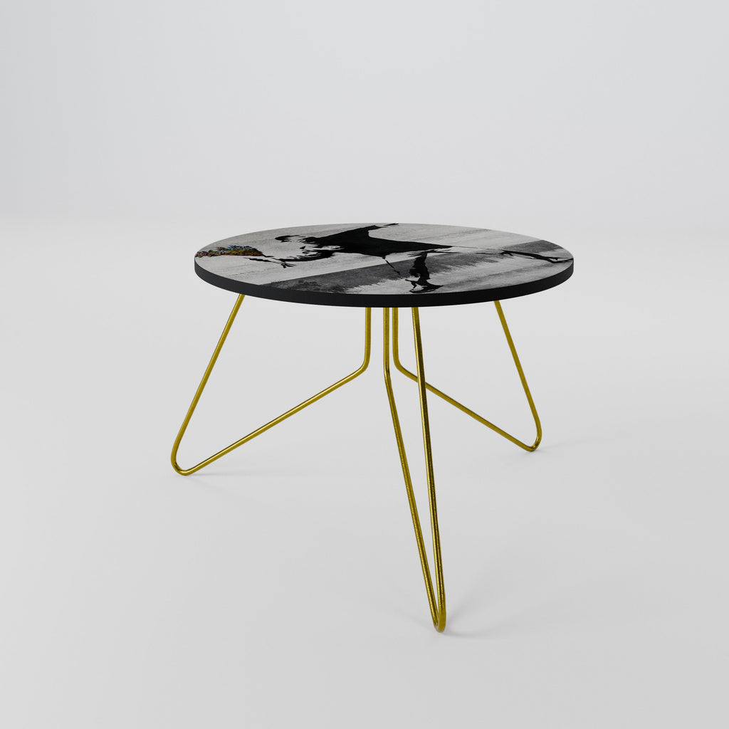 FLOWER BOMBER (BANKSY) Mesa de Centro 60