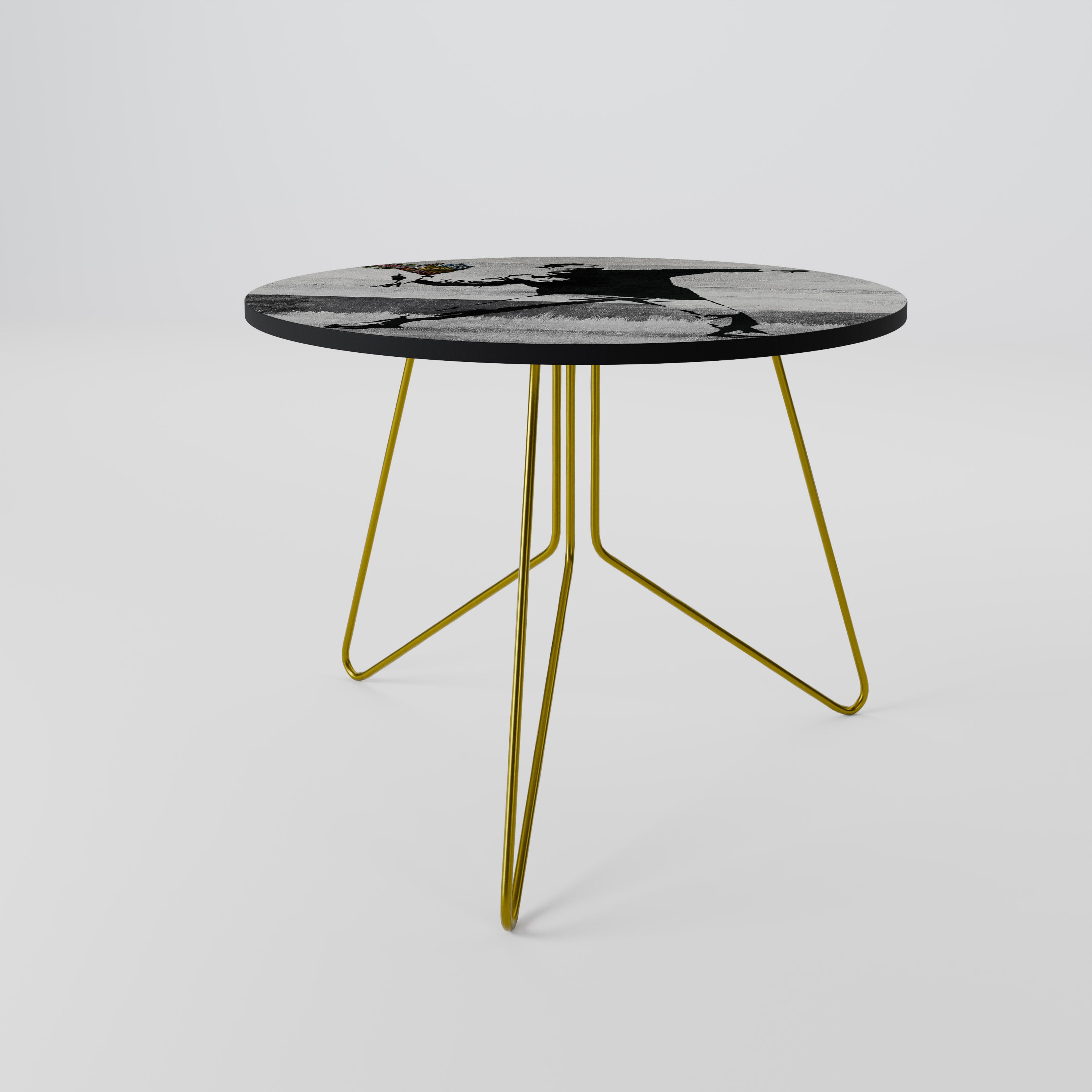 FLOWER BOMBER (BANKSY) Mesa de Centro