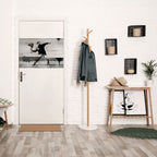 FLOWER BOMBER (BANKSY) Peel and Stick Horizontal Poster