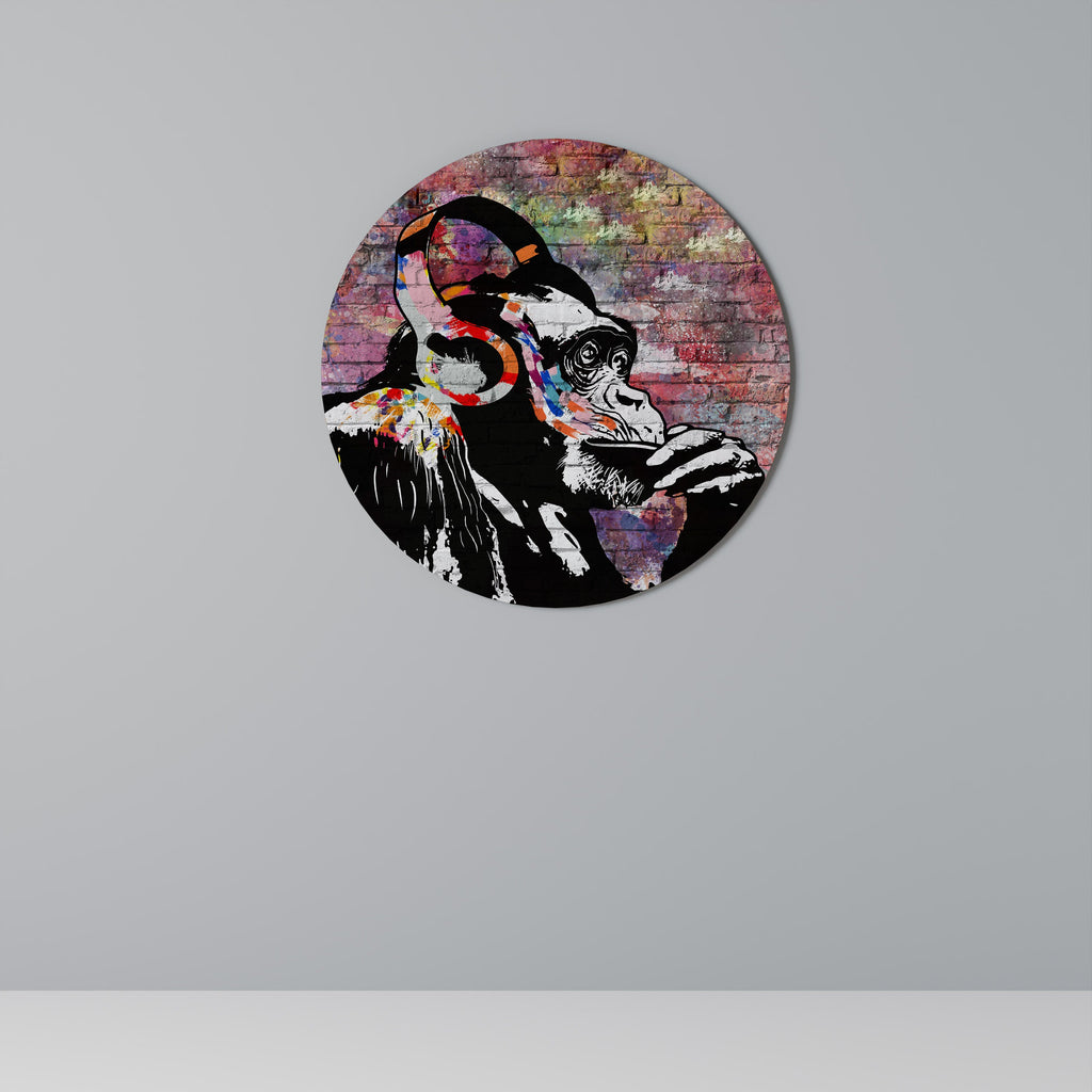 APISH LISTENER Quadro Redondo Decorativo