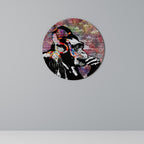 APISH LISTENER Quadro Redondo Decorativo