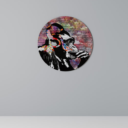 APISH LISTENER Quadro Redondo Decorativo