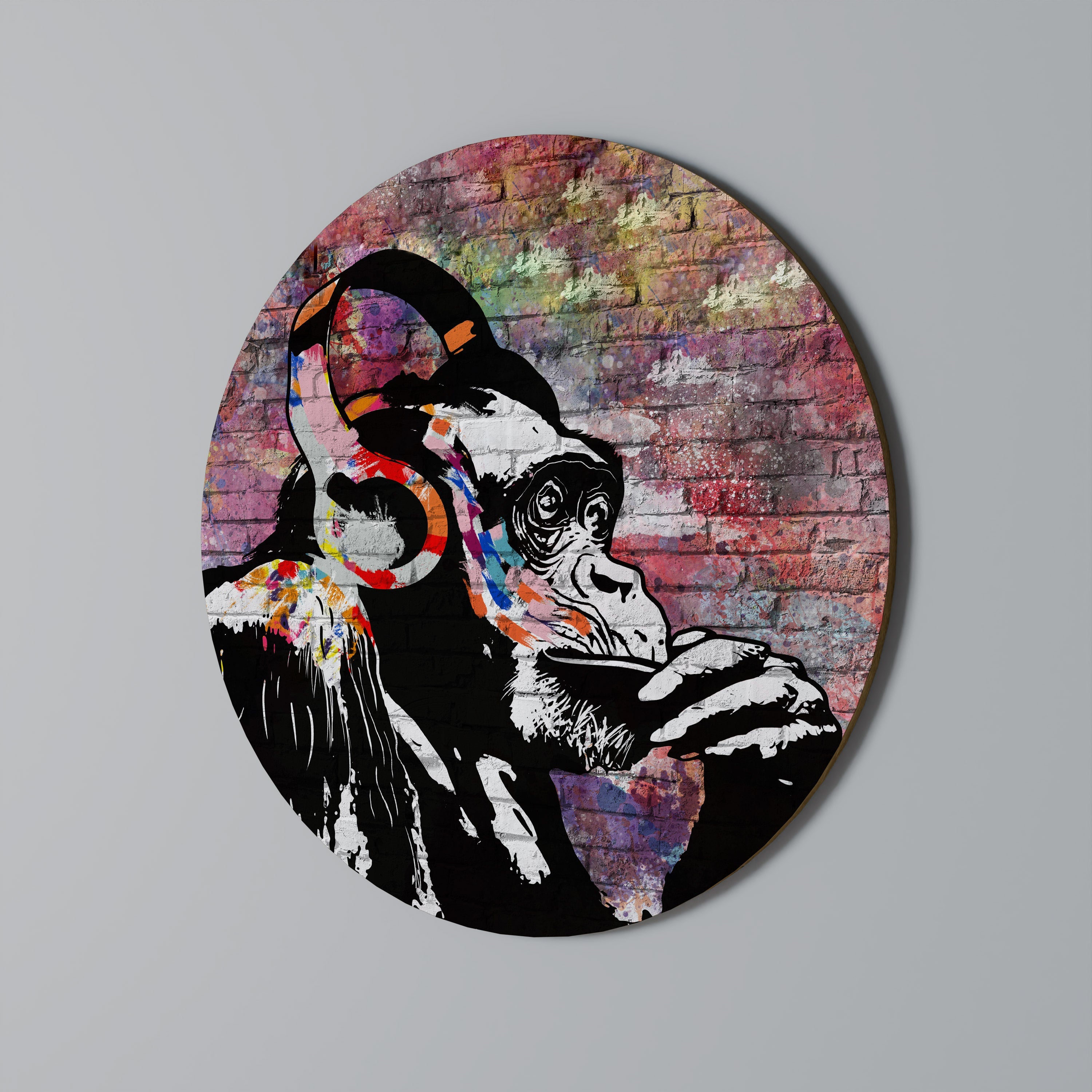 APISH LISTENER Quadro Redondo Decorativo