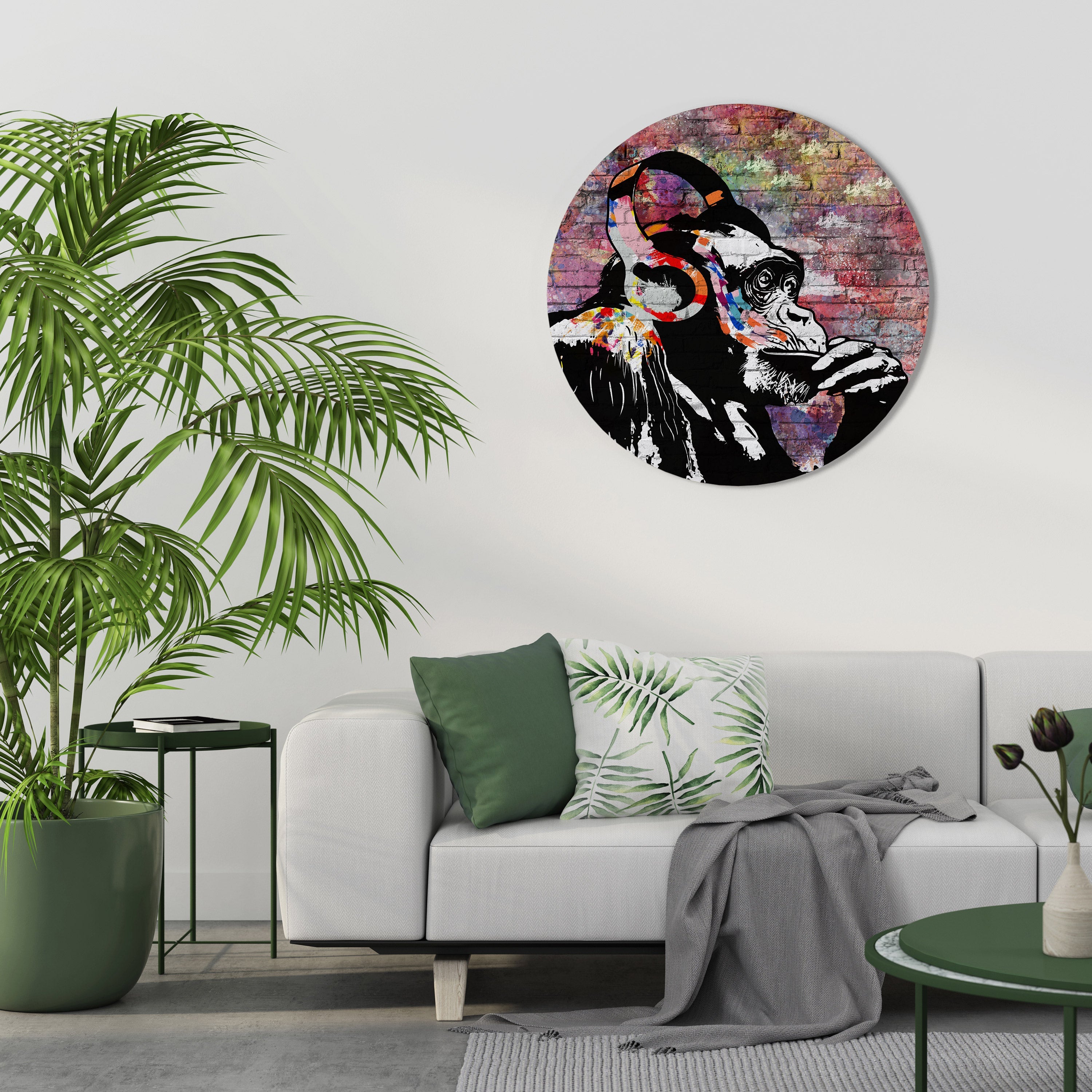 APISH LISTENER Quadro Redondo Decorativo