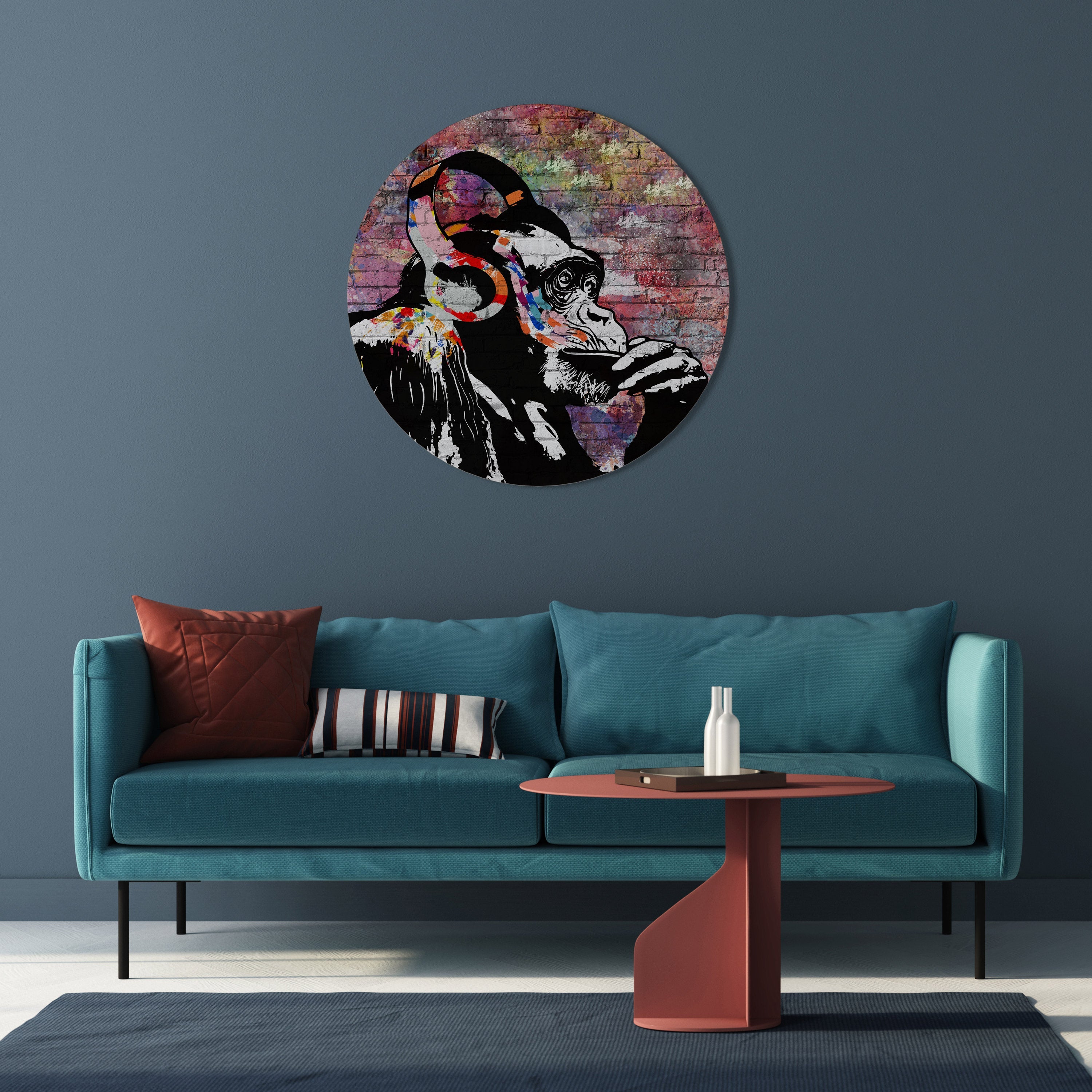 APISH LISTENER Quadro Redondo Decorativo