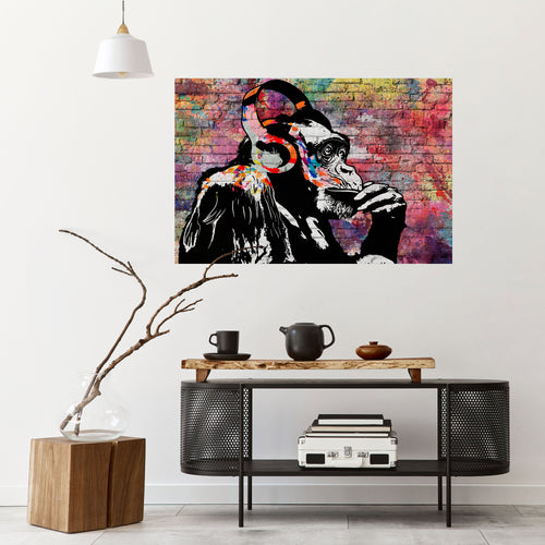 APISH LISTENER Poster Horizontal Autocolante