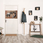 TIDY ZEBRA Peel and Stick Horizontal Poster