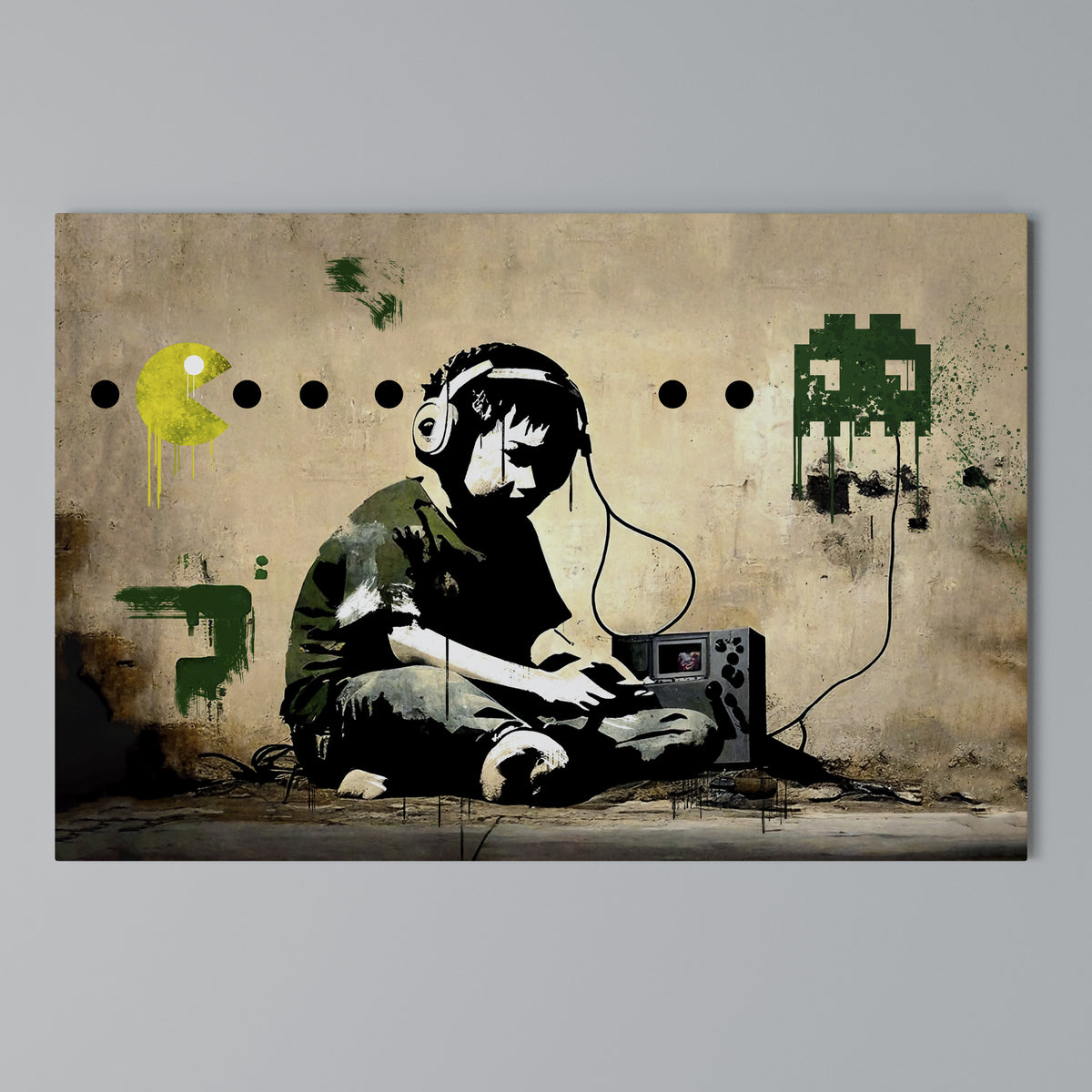 VIRTUAL RETRO REVIVAL Horizontal Canvas Print
