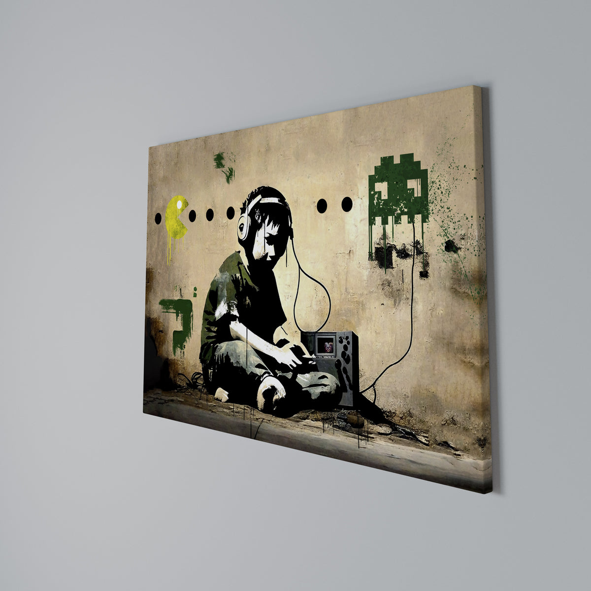 VIRTUAL RETRO REVIVAL Horizontal Canvas Print