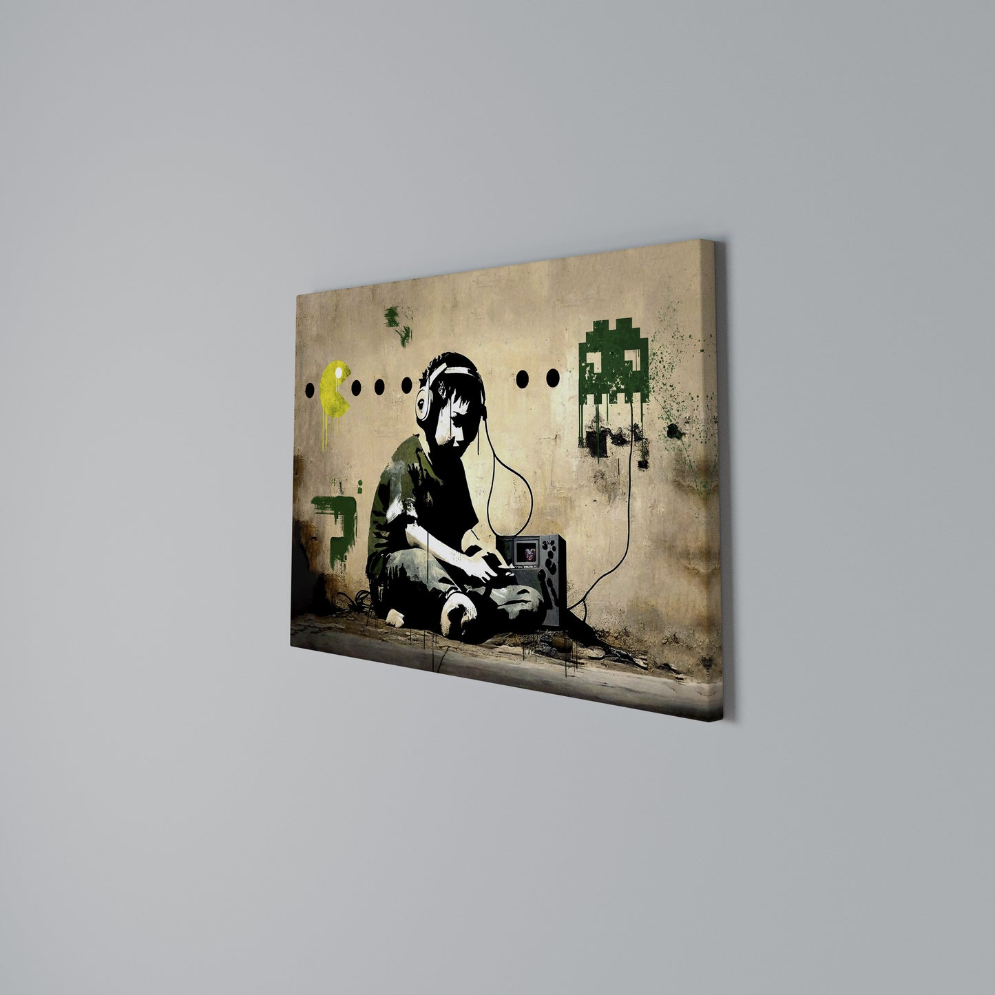 VIRTUAL RETRO REVIVAL Horizontal Canvas Print