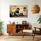 VIRTUAL RETRO REVIVAL Peel and Stick Horizontal Poster