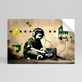 VIRTUAL RETRO REVIVAL Peel and Stick Horizontal Poster