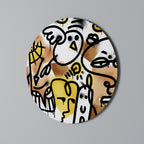 URBAN CANVAS Round Wall Art