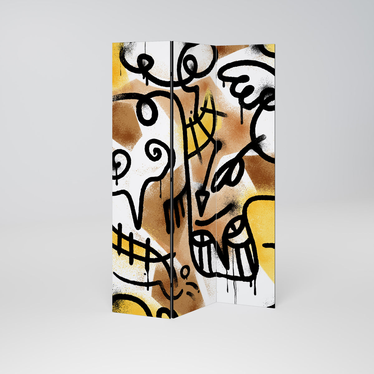 URBAN CANVAS Biombo de 3 Painéis