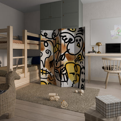 URBAN CANVAS 4-Panel Room Divider