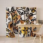 URBAN CANVAS Biombo de 5 Painéis