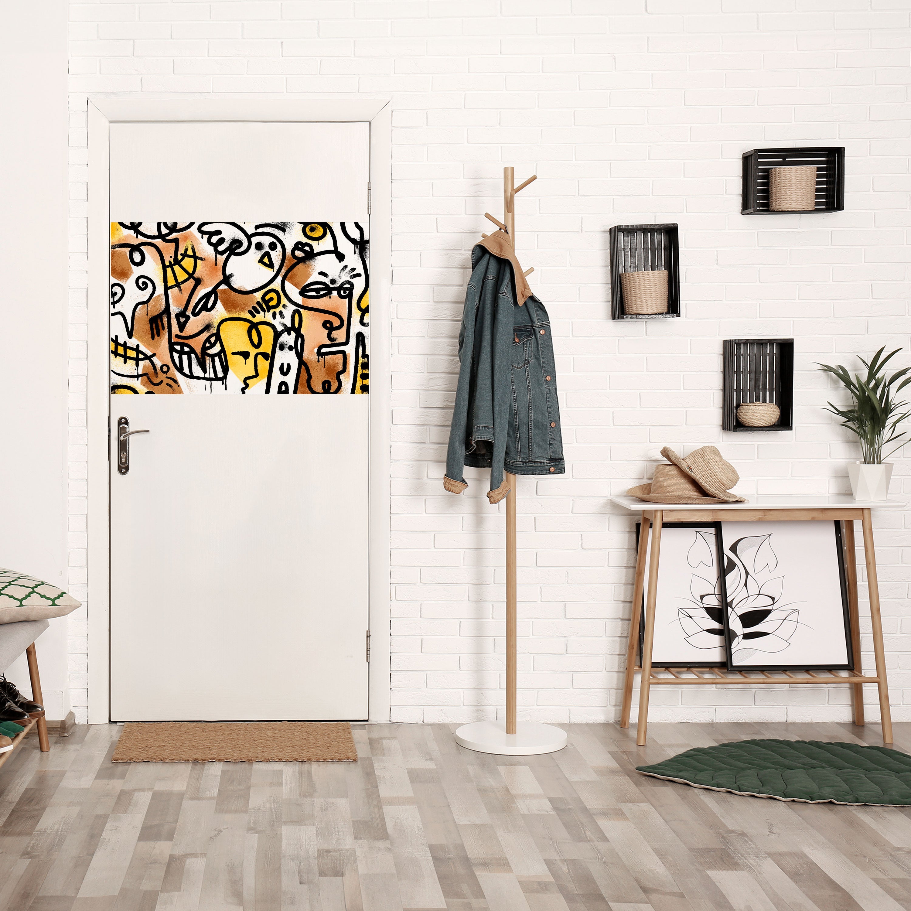 URBAN CANVAS Peel and Stick Horizontal Poster