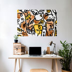 URBAN CANVAS Peel and Stick Horizontal Poster