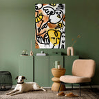 URBAN CANVAS Peel and Stick Vertical Poster