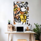 URBAN CANVAS Peel and Stick Vertical Poster