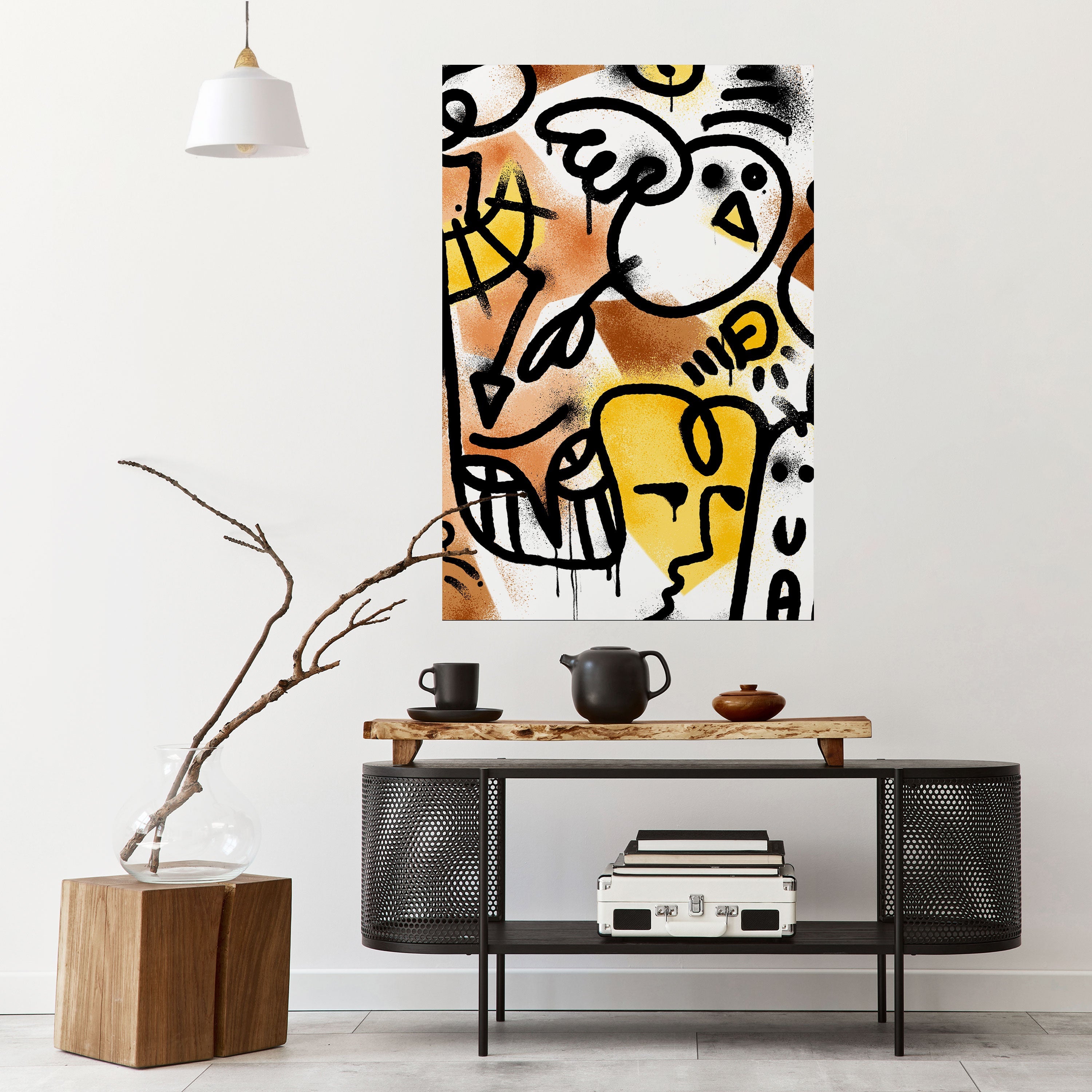 URBAN CANVAS Poster Vertical Autocolante