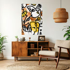 URBAN CANVAS Peel and Stick Vertical Poster