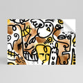 URBAN CANVAS Peel and Stick Horizontal Poster