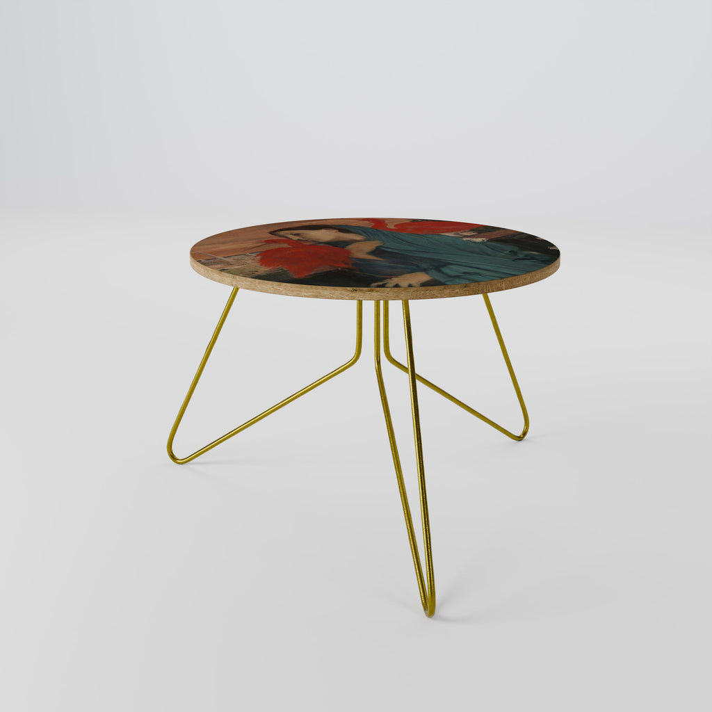 YOUNG WOMAN WITH IBIS Mesa de Centro 60