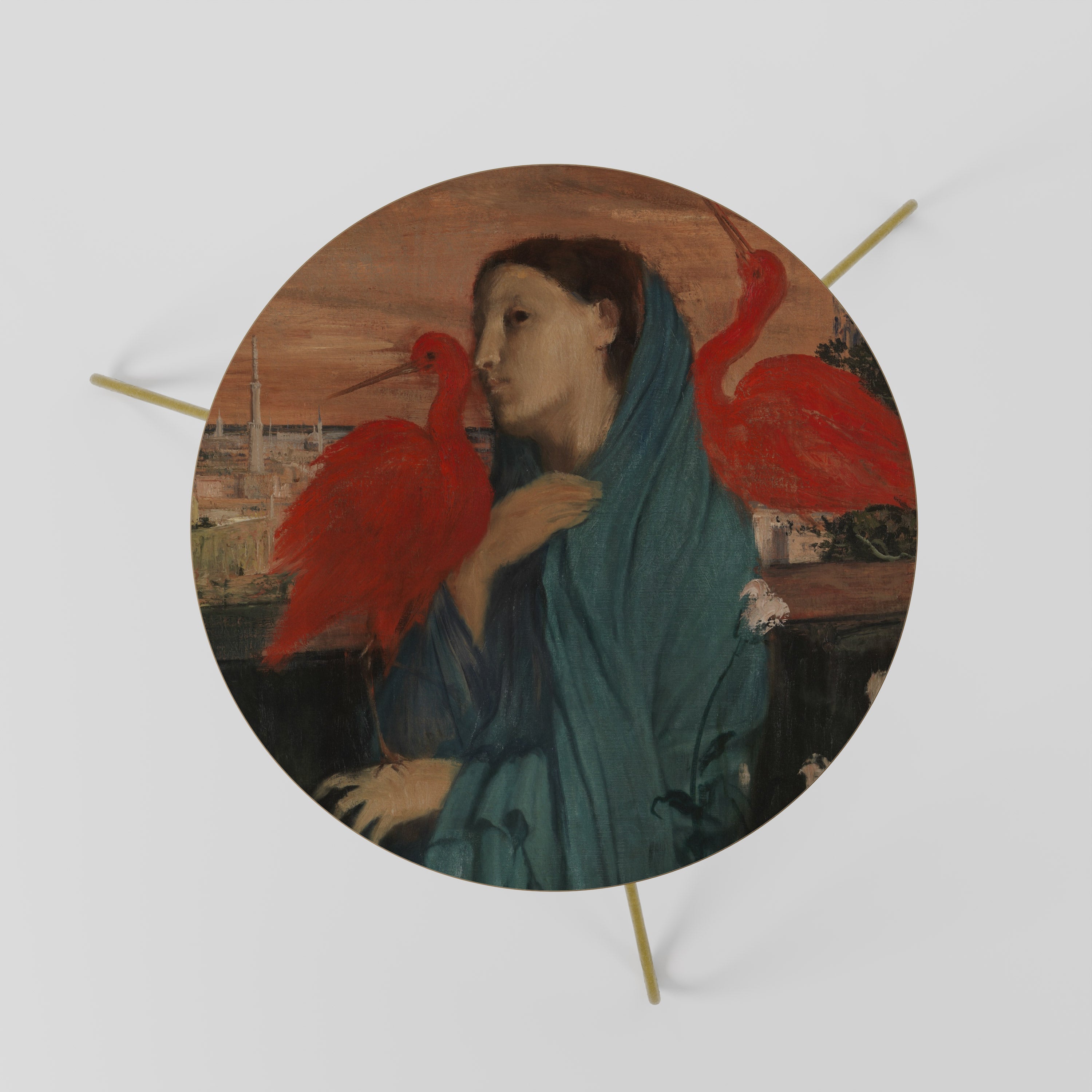 YOUNG WOMAN WITH IBIS Mesa de Centro 60