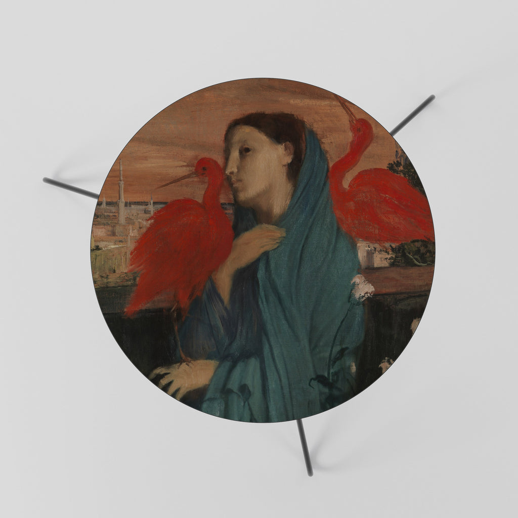 YOUNG WOMAN WITH IBIS Mesa de Centro 60