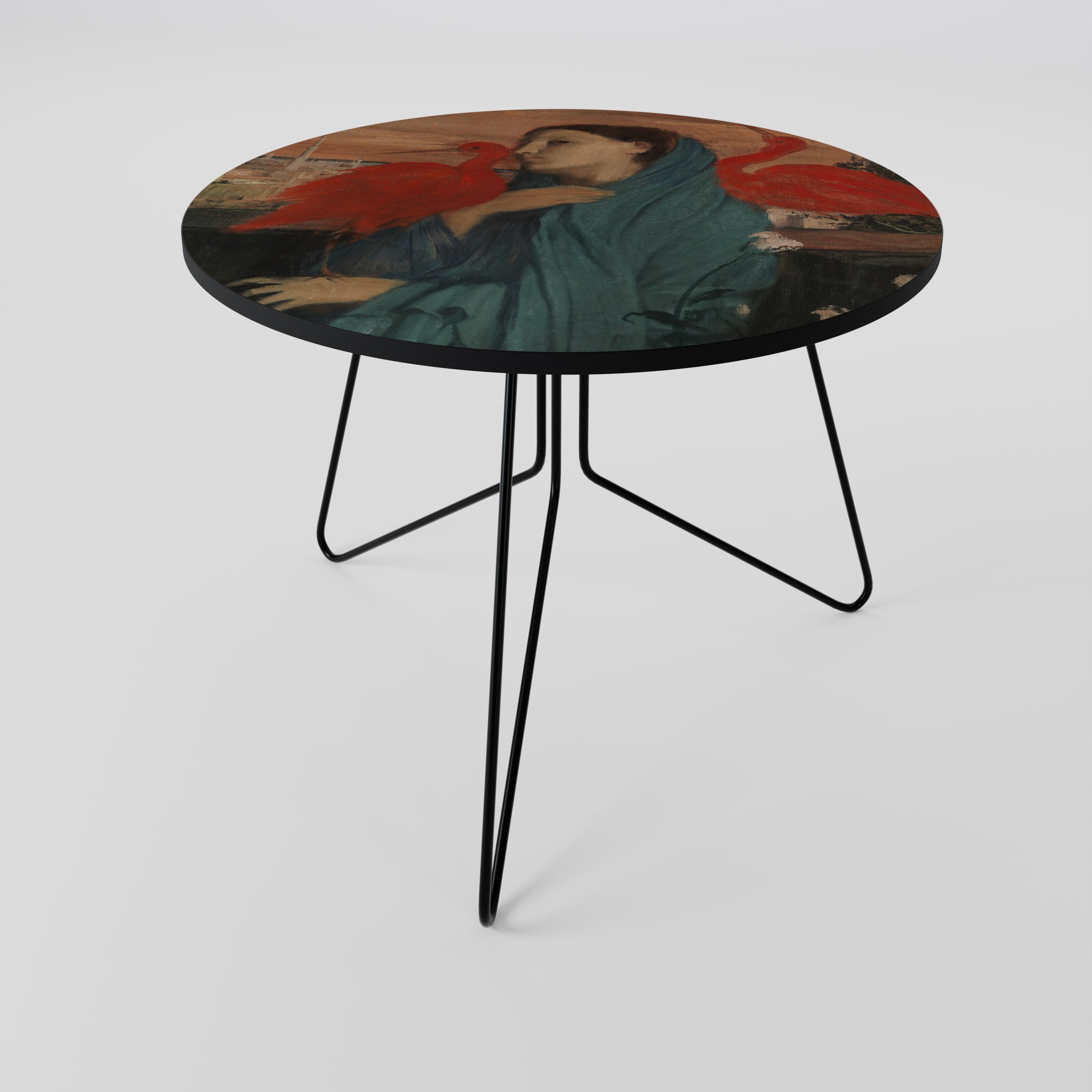 YOUNG WOMAN WITH IBIS Mesa de Centro 69