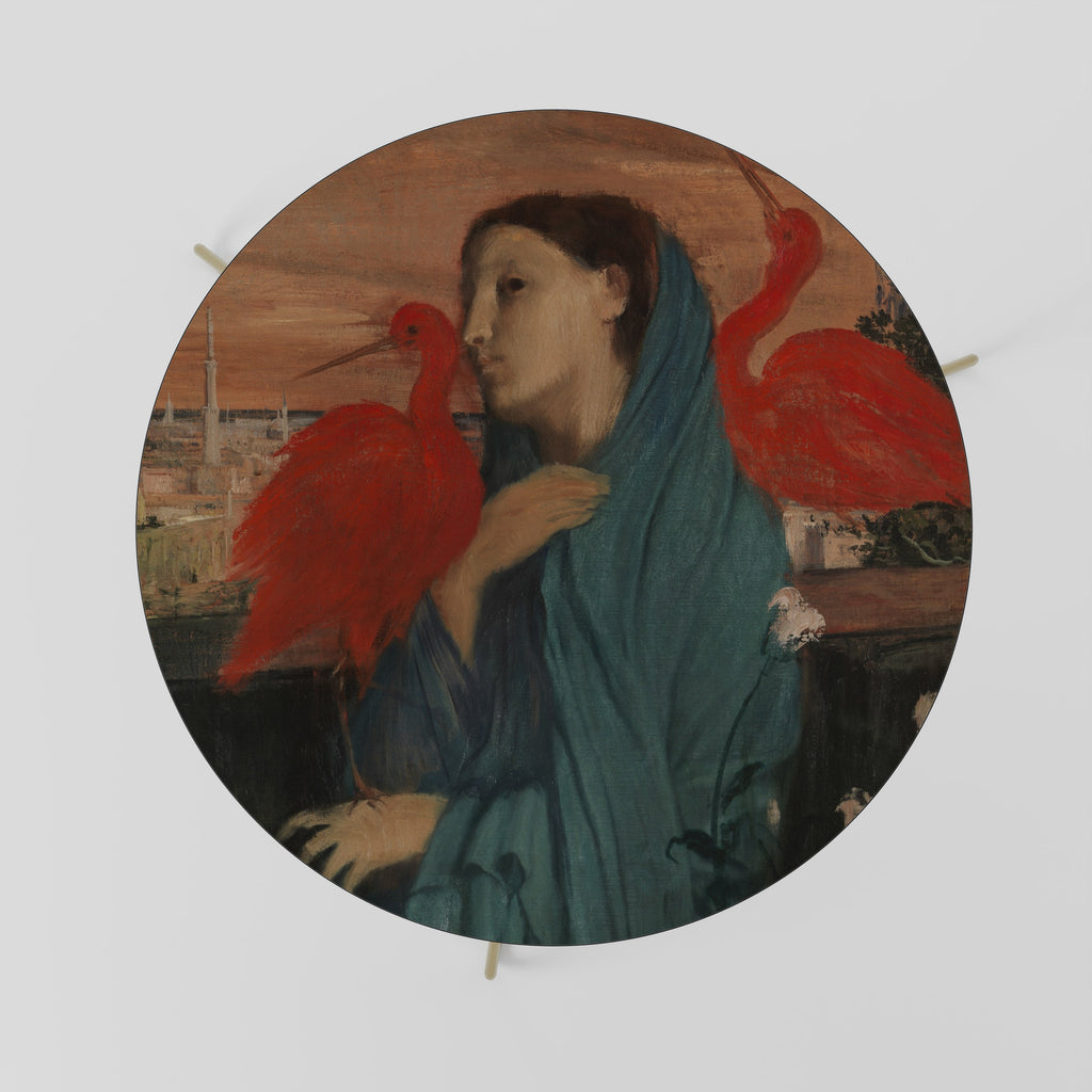 YOUNG WOMAN WITH IBIS Mesa de Centro 69